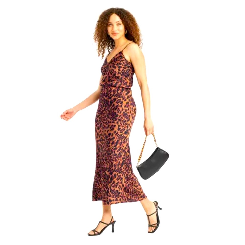 A New Day Leopard Print Maxi Skirt